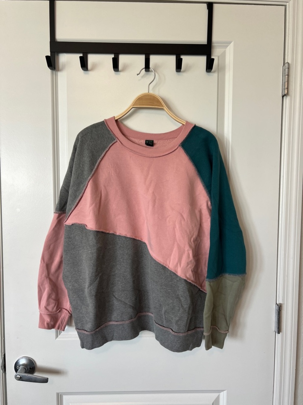 wild fable Pink Fleece Crewneck Sweatshirt
